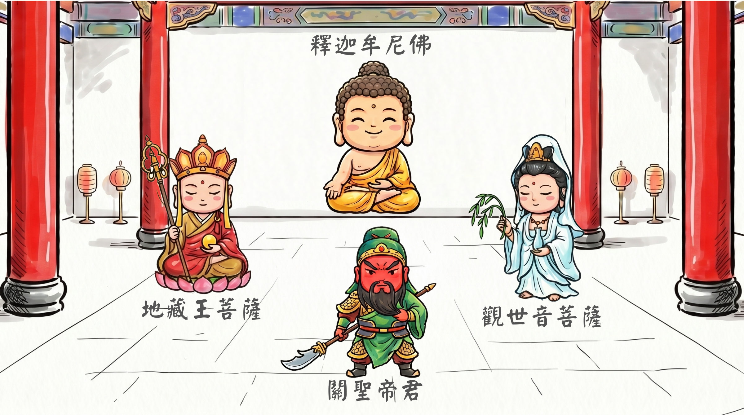 三樓佛殿地圖
